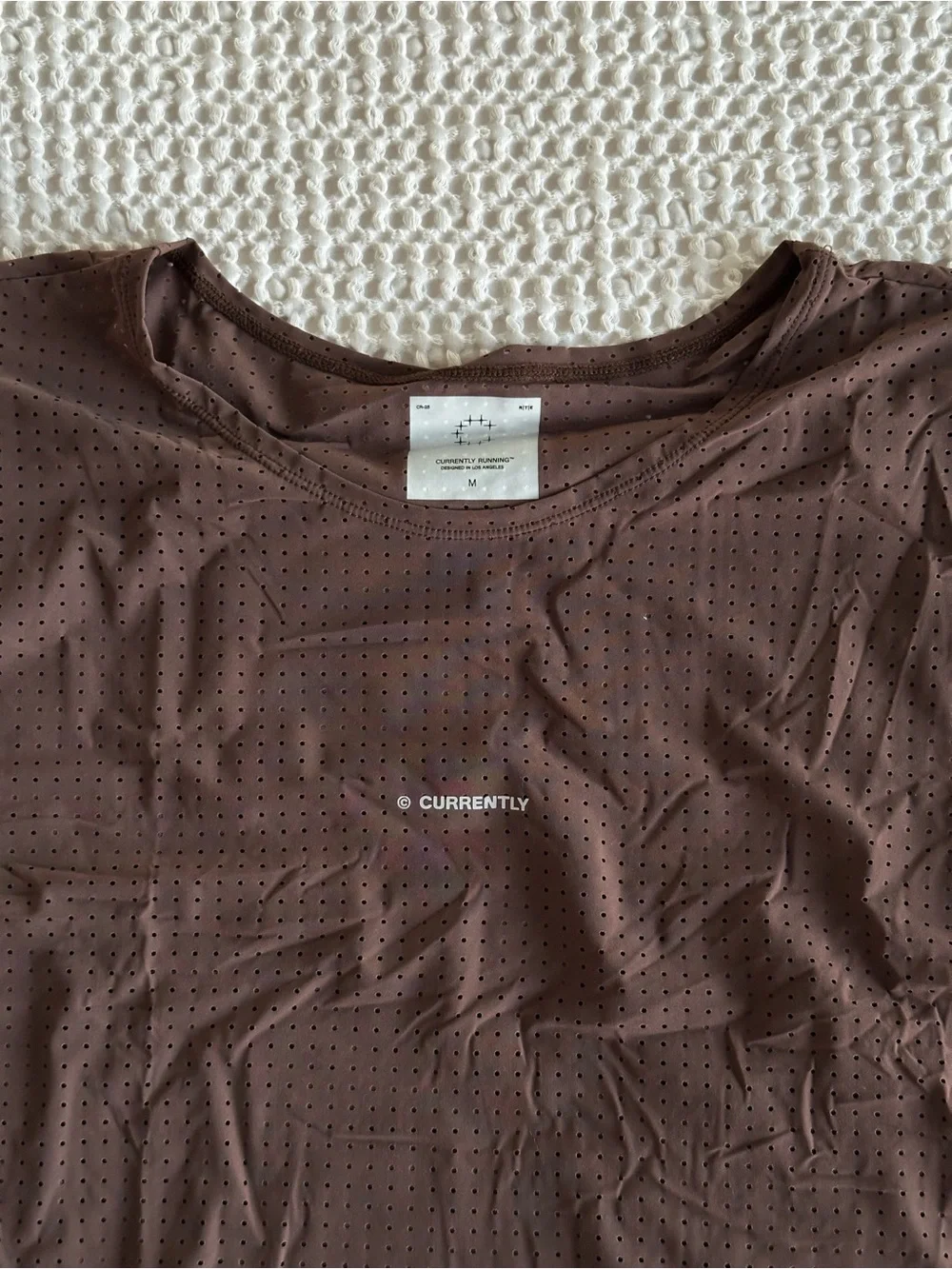 Currently Running - C-R™ Penultimate Crop Tee - Brown